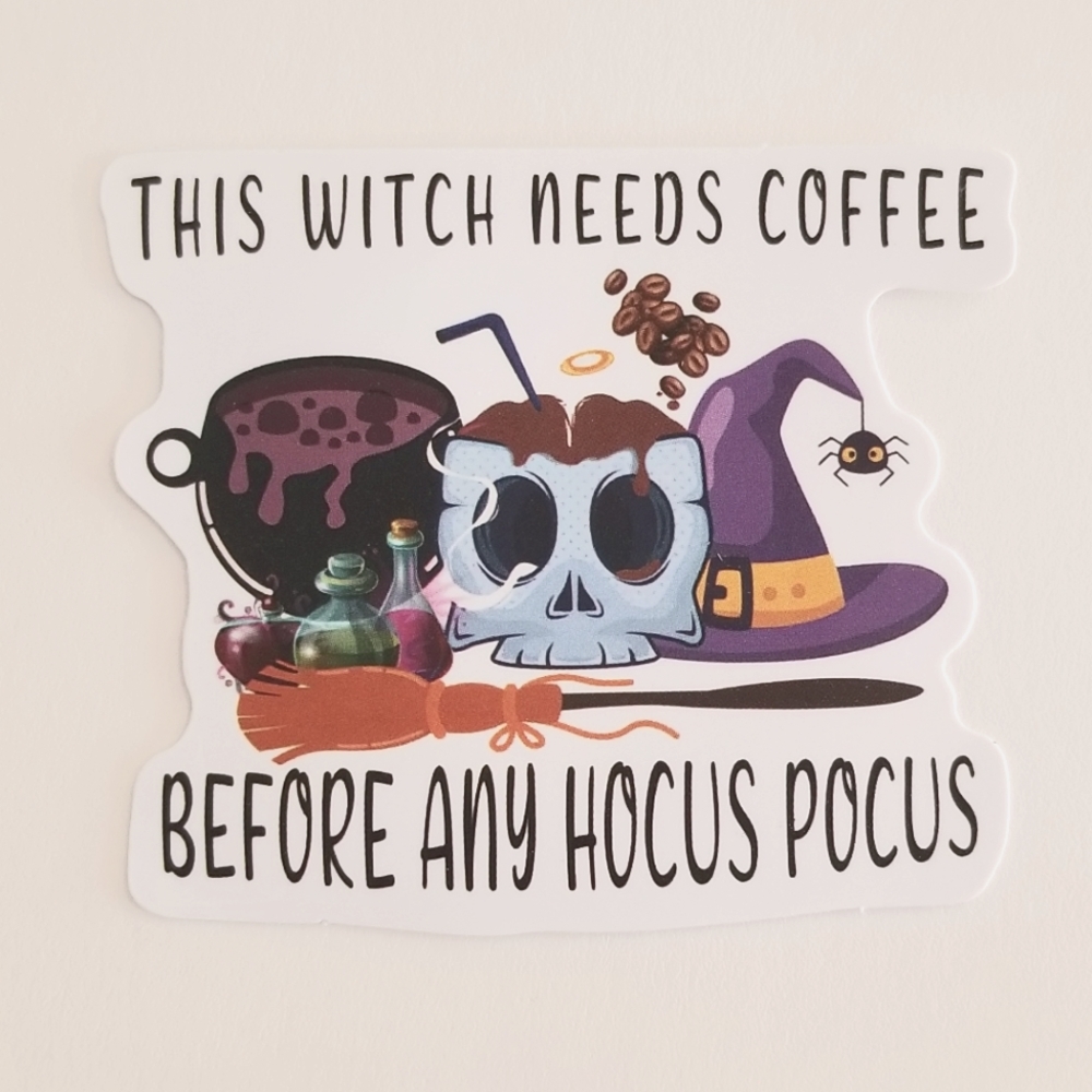 10/$10 Witchy Coffee Sticker